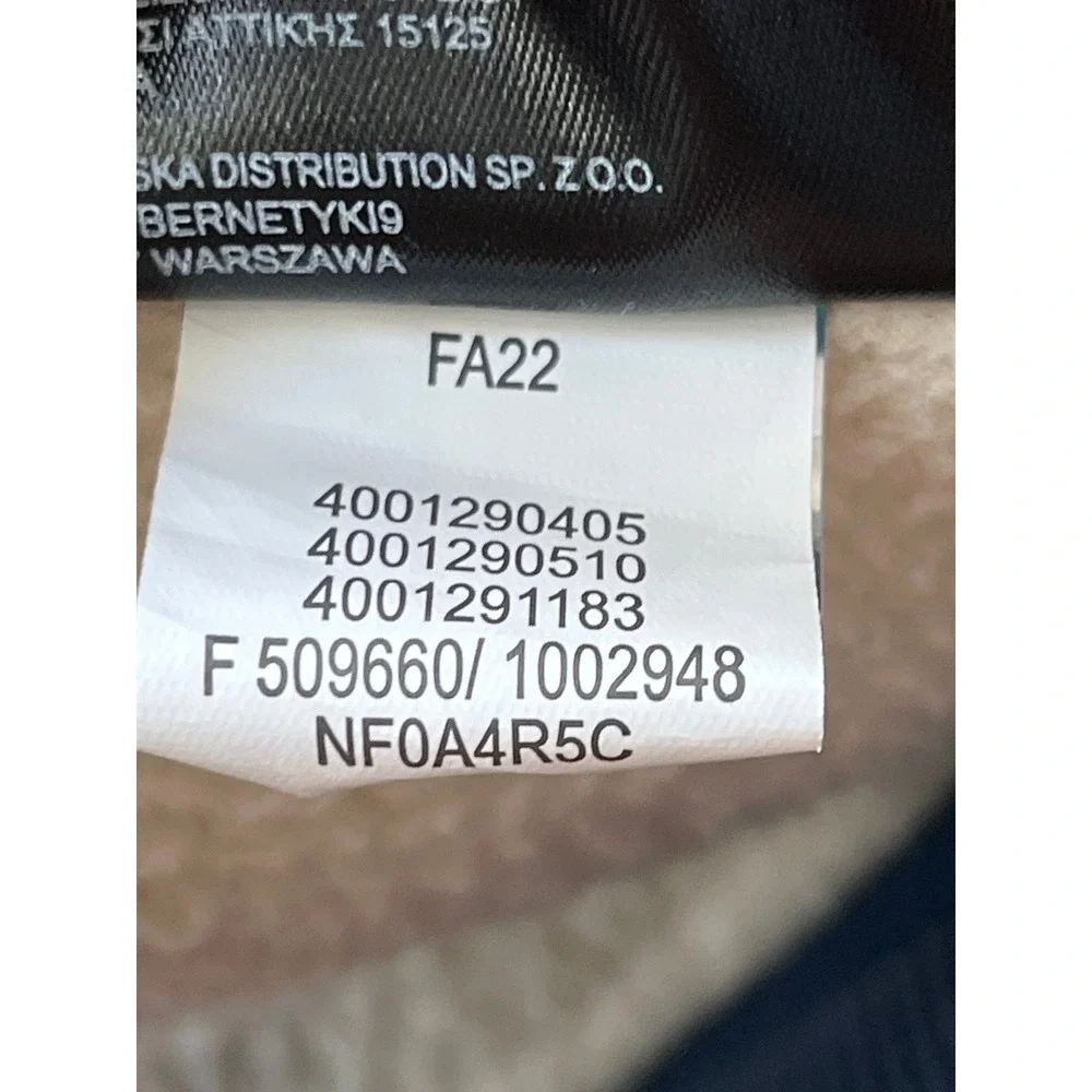 North Face Mens XXL Blue Cuchillo Quilted Sherpa Lined Bomber Vest NF0A4R5C FA22
